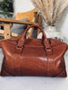 Weekendtas Brooklyn - donker cognac