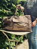 Weekendtas - Brown canvas