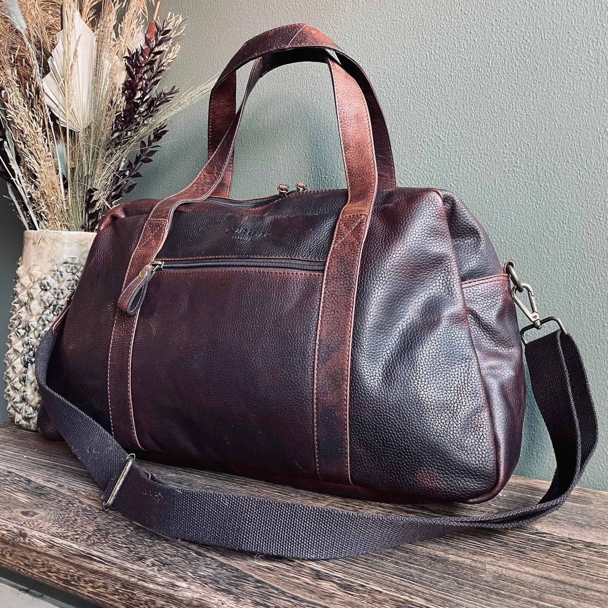 Weekendtaske – Deluxe Vintage Brown - VIAMAJA.DK