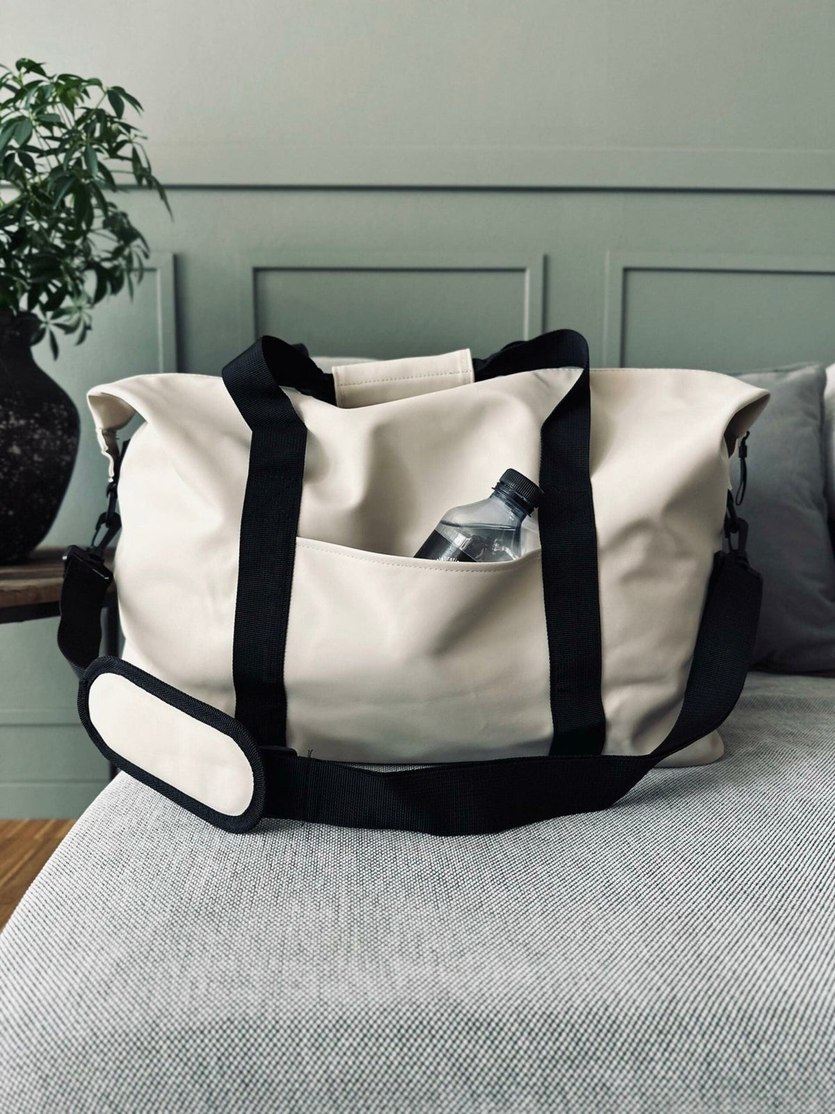 Weekendtaske NEOPRENE – Off white - VIAMAJA.DK