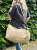 Weekendtas - WASHED JUTE BEIGE