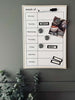 Whiteboard met 10 delen