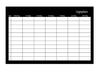 Whiteboard Weekplanner - 60x40cm - Inclusief accessoires